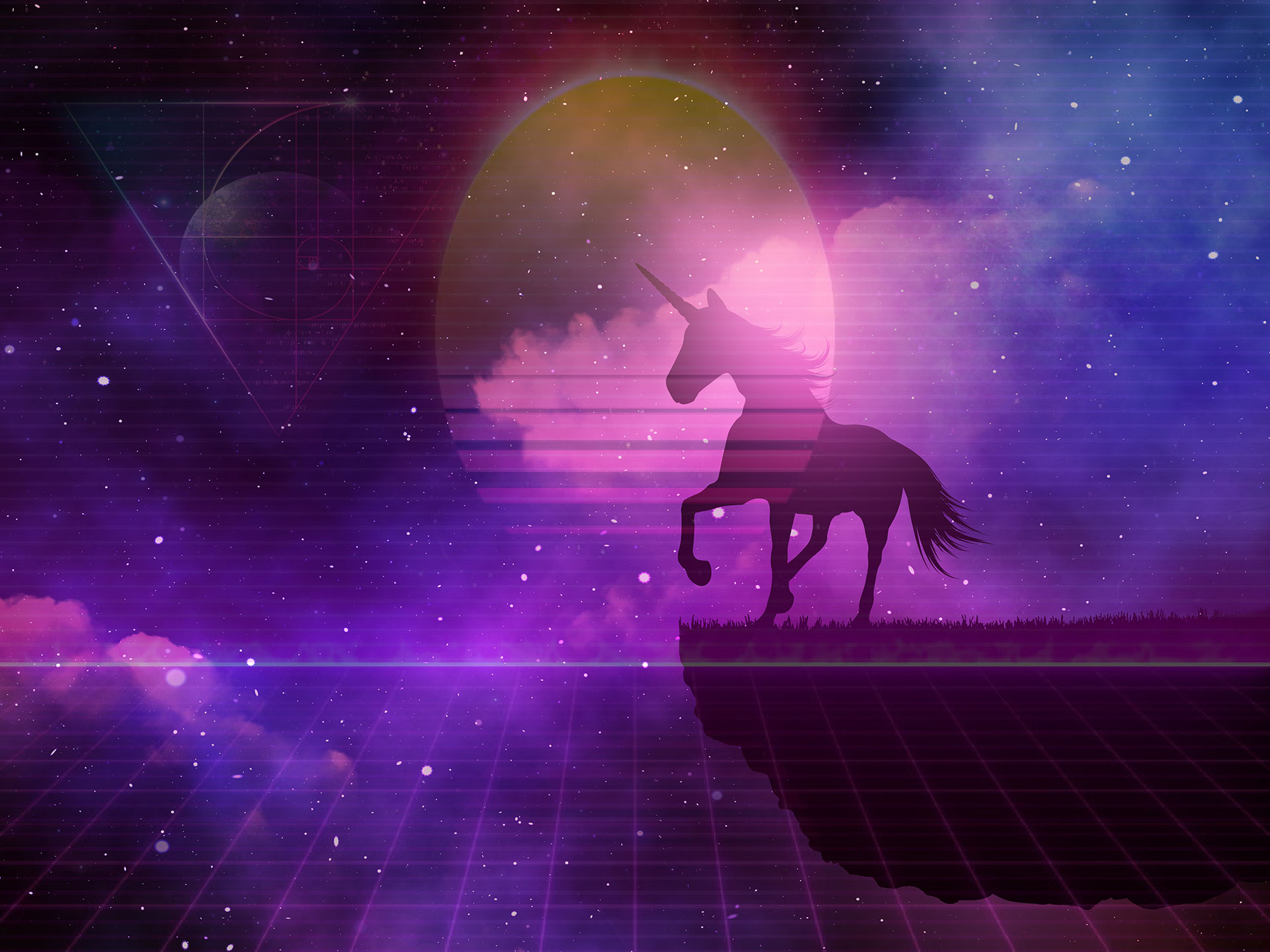 Galaxy unicorn image