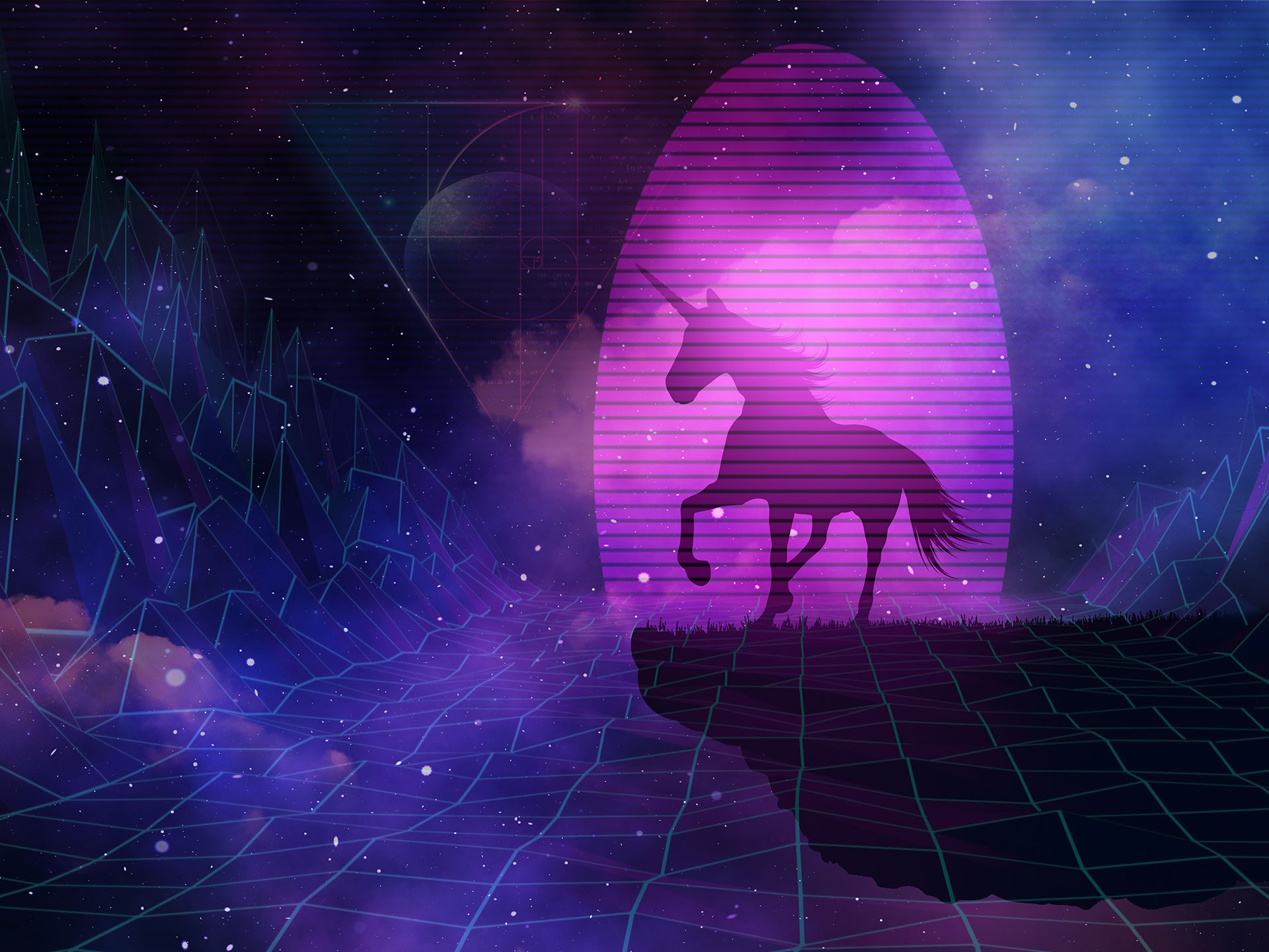 Galaxy unicorn alternative image